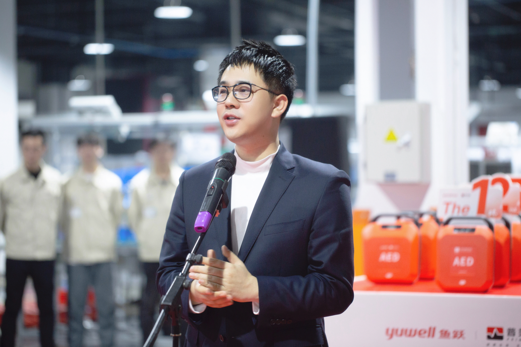 图:鱼跃医疗董事长吴群致辞.jpg 图:鱼跃医疗董事长吴群致辞.jpg